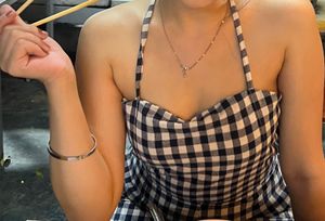 Gingham Check Jumpsuit32-34