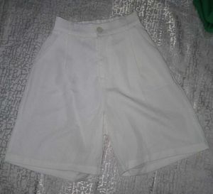 Tailored White Shorts ☁️ Aesthetic