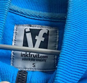 Blue Printed Sweatshirt For Women