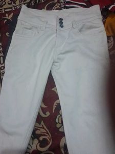 High-Waisted Light Blue Jeans
