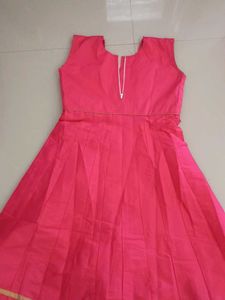 Elegant Pink &amp; gold Dress for 10-12 years