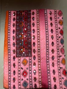 Solid Pink Beautiful Dress Material