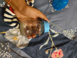 Baby premium glass Bottle with Cover