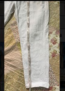 Vintage White Denim Jeans