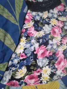 Floral Print Fit &amp; Flare Dress