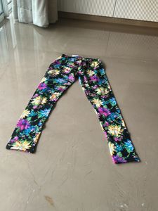 Vibrant Floral Print Pants