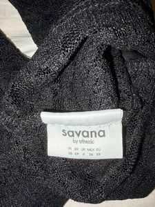 Black Lace Halterneck Camisole