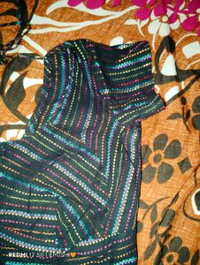 Colorful Striped Ethnic Blouse