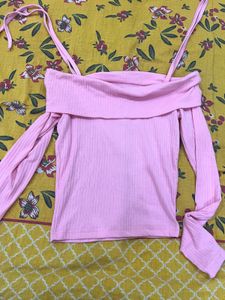 Combo of 3 Basic Tops Blue pink Cropped Polo Shirt