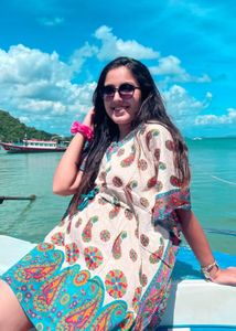 Bohemian Paisley Print Kaftan
