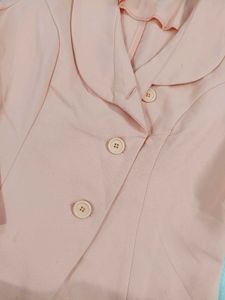 Peach Blazer Jacket