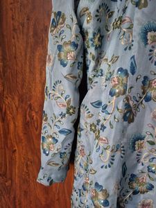 Beautiful Blue Floral Kurta / Anarkali