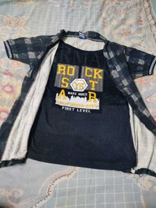 Boys Outfit - Shirt &amp; Tee
