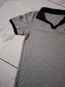 Grey Collared T-Shirt