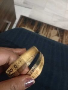 Elegant Gold Tone Bangles