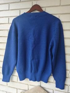 Classic Blue Crewneck Sweater