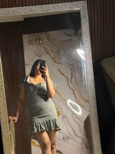 Cute Gingham Mini Dress