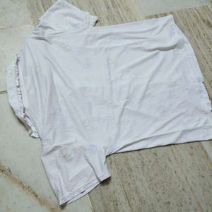 Korean Cute Butterfly Print Sleep Shirt