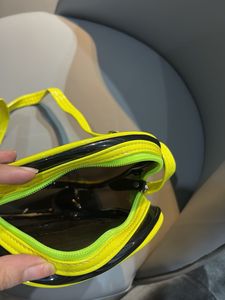 Clear &amp; Yellow Pouch