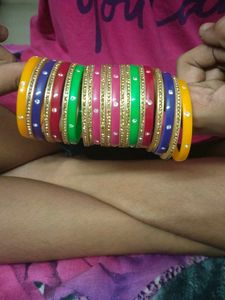 Multicolored Set For Two Hand