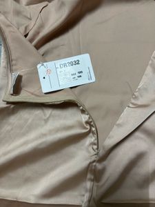 A- line backless dress