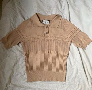 Peach Pink Korean Top