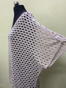Cut-Out Knit Top