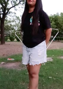Distressed Denim Shorts