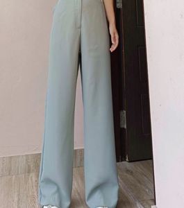 Green Women Trousers