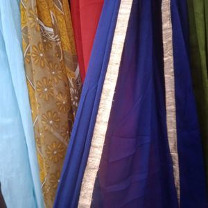 Colorful Dupatta pack of 5.