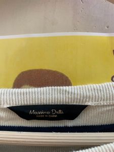 mossumi dutti Striped Long Sleeve Top