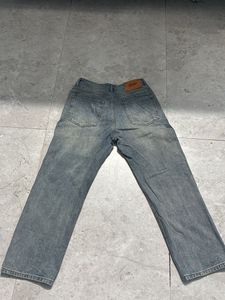 Distressed Patchwork Denim Jeans