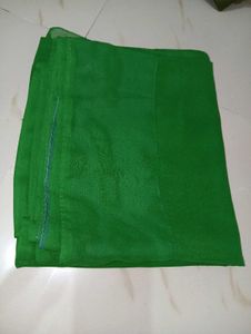 Green Saree ( Plain)