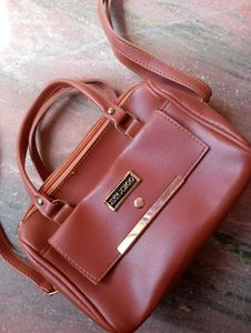 Chic Red Handbag