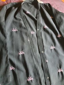Elegant Embroidered Abaya Style gown (bhurkha)