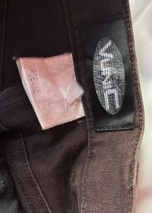 Brown Wide Leg Jeans