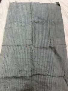 Grey Striped Saree