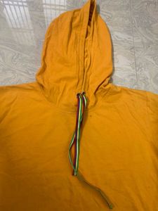 Yellow Hoodie Top
