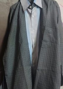 Black Shirt With Centre Line