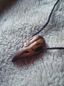 Raven Gothic Skull Pendant (2nd variation)
