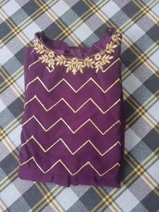 Ethnic gorgette dress size xl
