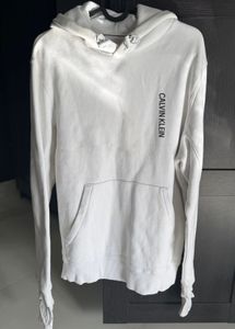 White Calvin Klein Hoodie