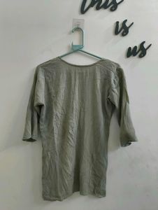Chikinkari Short Kurti in Pista Colour...