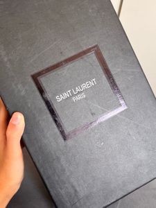 Saint Laurent Paris Black Patent Heels