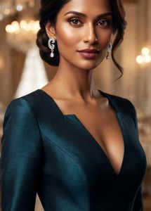 Dazzling Diamond &amp; Pear-Drop  earings