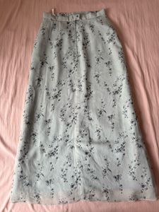 Flowy Floral Maxi Skirt