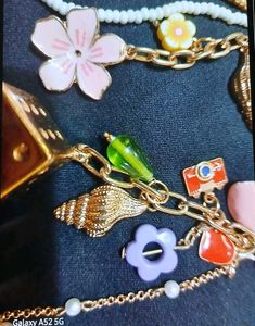 Cute Charm Keychains Set