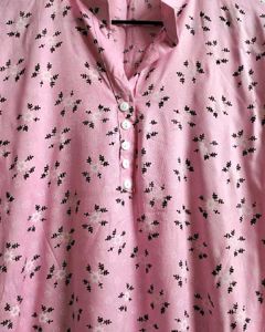 Pink Floral Print Kurta