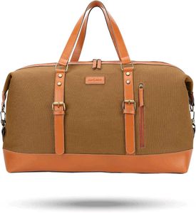 New Aircase Duffle Bag Pu Leather With Strap