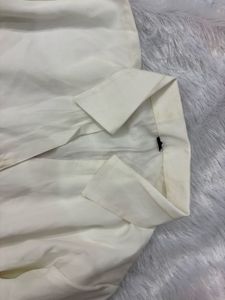 Vintage Cream Button-Up Shirt